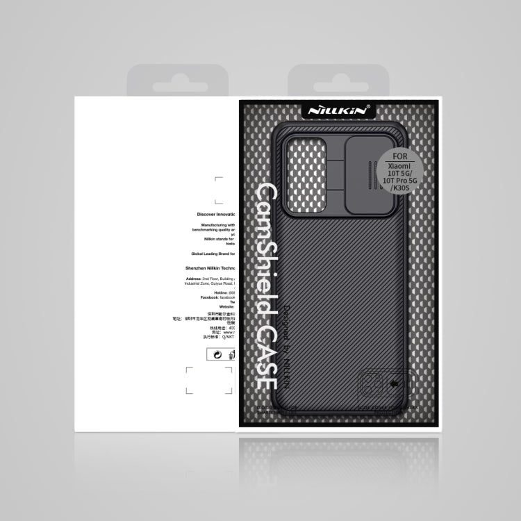 For Xiaomi 10T 5G / 10T Pro 5G / K30s NILLKIN Black Mirror Series PC Camshield Full Coverage Dust-proof Scratch Resistant Phone Case(Black) - Xiaomi Cases by NILLKIN | Online Shopping South Africa | PMC Jewellery