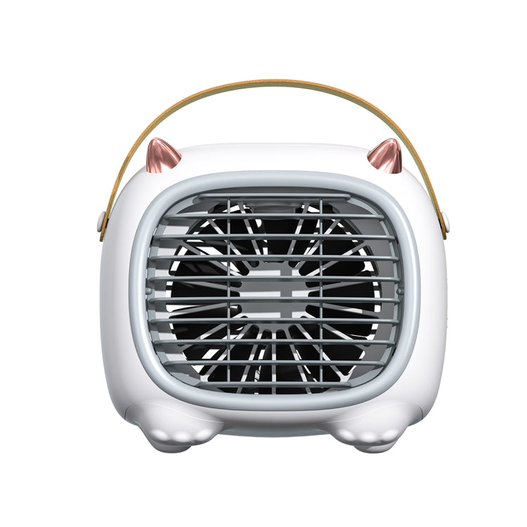 WK WT-F19 Little Monster Water Cooling Fan Desktop Fan (White) - free shipping - PMC TechLife - Order now!