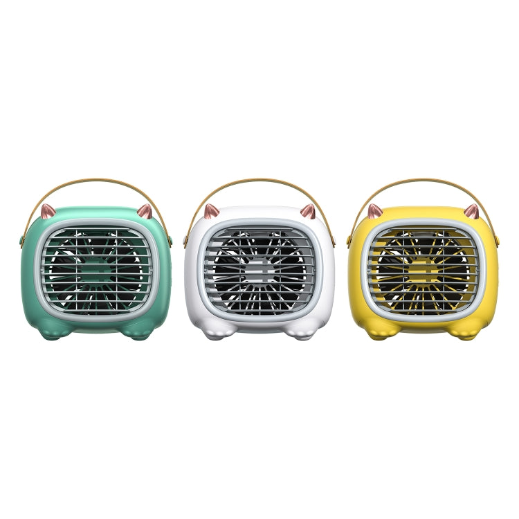 WK WT-F19 Little Monster Water Cooling Fan Desktop Fan (White) - free shipping - PMC TechLife - Order now!
