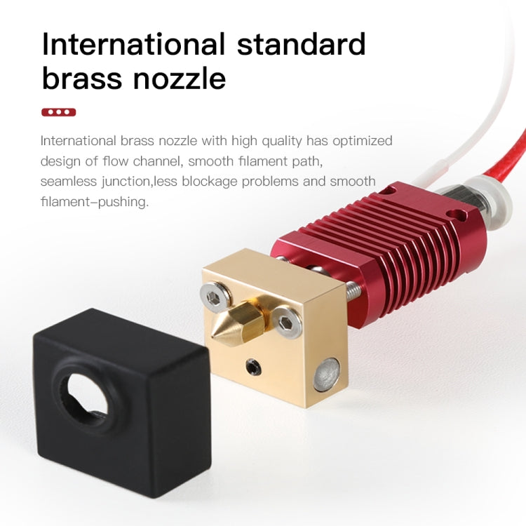 Creality 24V 40W Extruder Nozzle Hot End Kit with Temperature Thermistor & Heating Tube for Ender-3 3D Printer - free shipping - PMC TechLife - Order now!