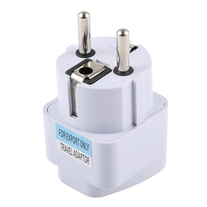 Portable Universal UK Plug to EU Plug Power Socket Travel Charger Adapter with Fuse - Plug Adaptor by PMC Jewellery | Online Shopping South Africa | PMC Jewellery