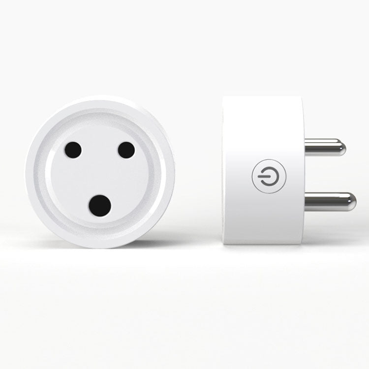 10A Mini Smart WiFi Socket Small South Africa / India Plug Remote Control Timer Switch Electrical Power Adapter with Alexa - Smart Socket by PMC TechLife | Online Shopping South Africa | PMC TechLife