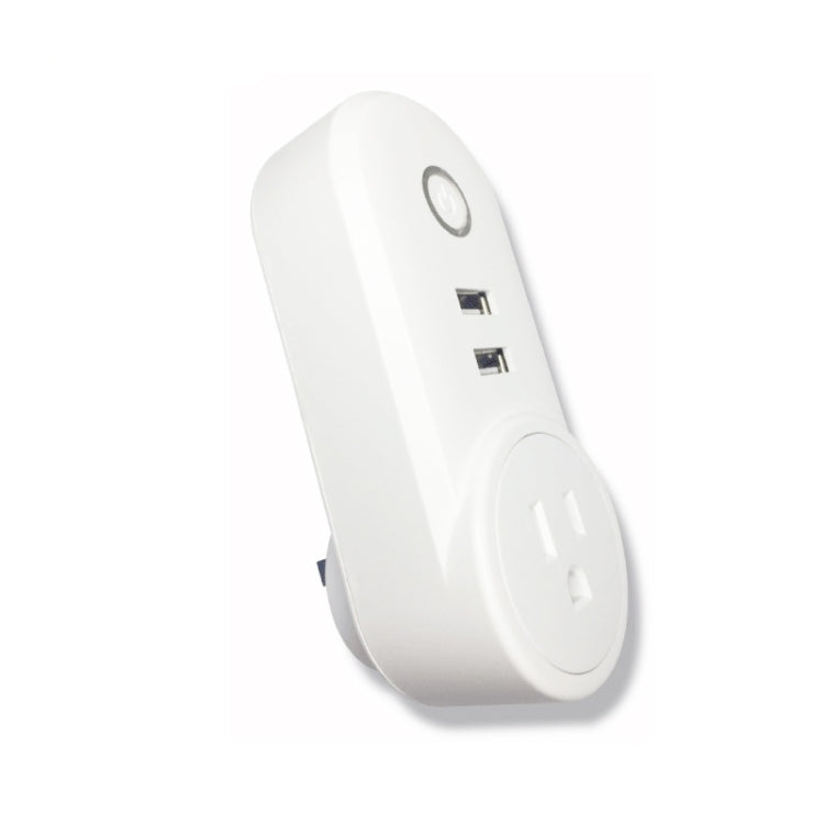 SA-002 2 USB Ports + 1 US Socket WiFi Smart Power Plug Socket, Compatible with Alexa and Google Home, AC 110V-230V, US Plug - Smart Socket by PMC TechLife | Online Shopping South Africa | PMC TechLife