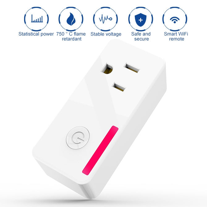 SA-004 10A EWeLink APP Remote Timing WiFi Smart Socket Works with Alexa and Google Home, US Plug - Smart Socket by PMC TechLife | Online Shopping South Africa | PMC TechLife