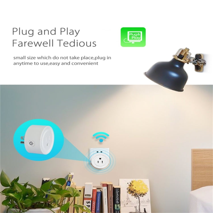 NEO NAS-WR06W WiFi US Smart Power Plug,with Remote Control Appliance Power ON/OFF via App & Timing function - International Plug Adaptor by PMC Jewellery | Online Shopping South Africa | PMC Jewellery