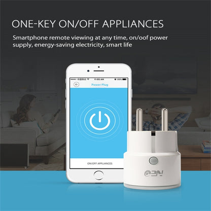 NEO NAS-WR01W WiFi EU Smart Power Plug,with Remote Control Appliance Power ON/OFF via App & Timing function - International Plug Adaptor by NEO | Online Shopping South Africa | PMC Jewellery