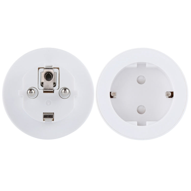 JH-G01E 16A 2.4GHz WiFi Control Smart Home Power Socket Works with Alexa  & Google Home, Support LED Indicator, AC 100-240V, EU Plug(White) - Smart Socket by PMC Jewellery | Online Shopping South Africa | PMC Jewellery