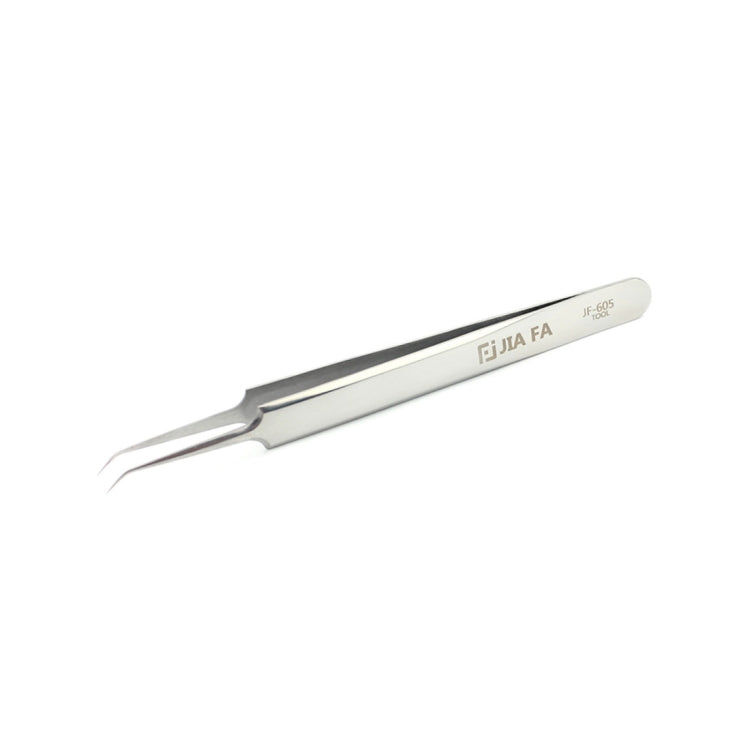 JIAFA JF-605 Stainless Steel Curved Tip Tweezers - Tweezers by JIAFA | Online Shopping South Africa | PMC TechLife