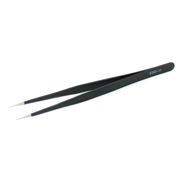 JIAFA JF-8118 9 in 1 Anti-static Precision Tweezers Set with Bag(Black) - Tweezers by JIAFA | Online Shopping South Africa | PMC TechLife | Buy Now Pay Later Mobicred