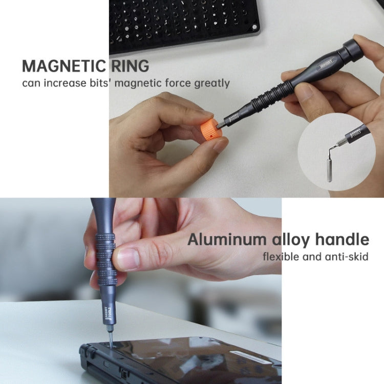 JAKEMY JM-8177 106 in 1 Screwdriver Bit Head Extension Rod Multi-functional Combination Repair Tool Set - free shipping - PMC TechLife - Order now!