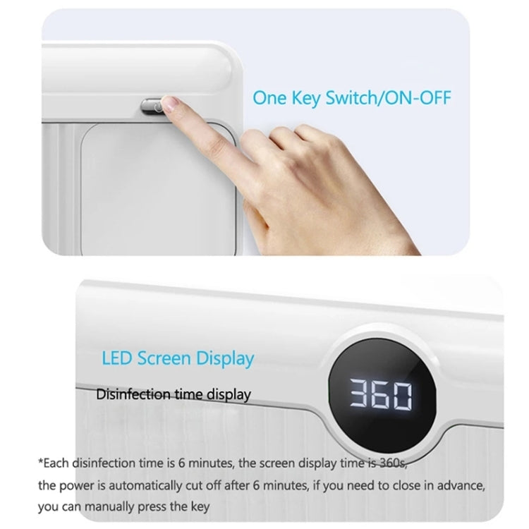 YJK086 Smart Home UV Ultraviolet Toothbrush Sterilizer (White) - Toothbrush Sanitizer by PMC TechLife | Online Shopping South Africa | PMC TechLife | Buy Now Pay Later Mobicred