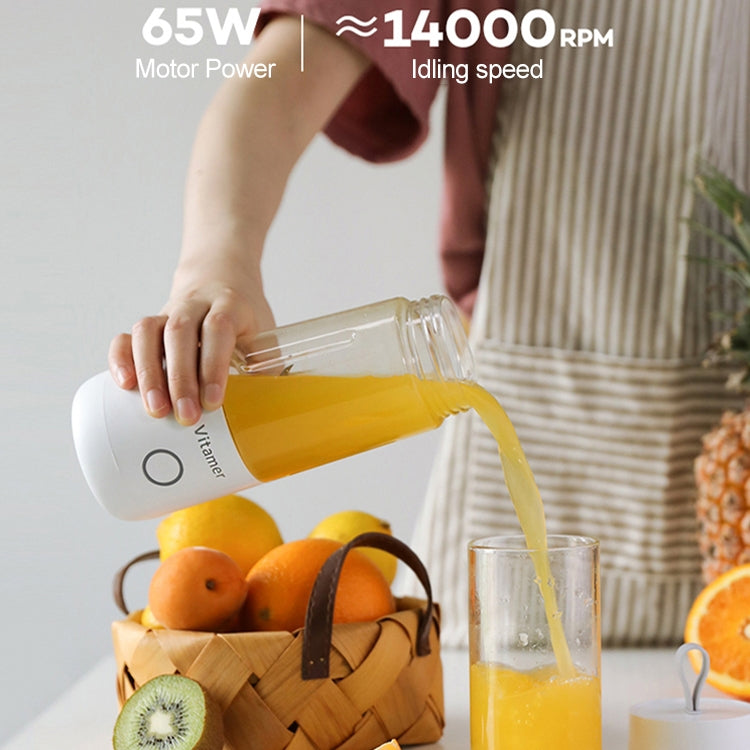 Vitamer USB Mini Portable Juicer Juice Blender Lemon Fruit Squeezers Reamers Bottle (Pink) - free shipping - PMC TechLife - Order now!