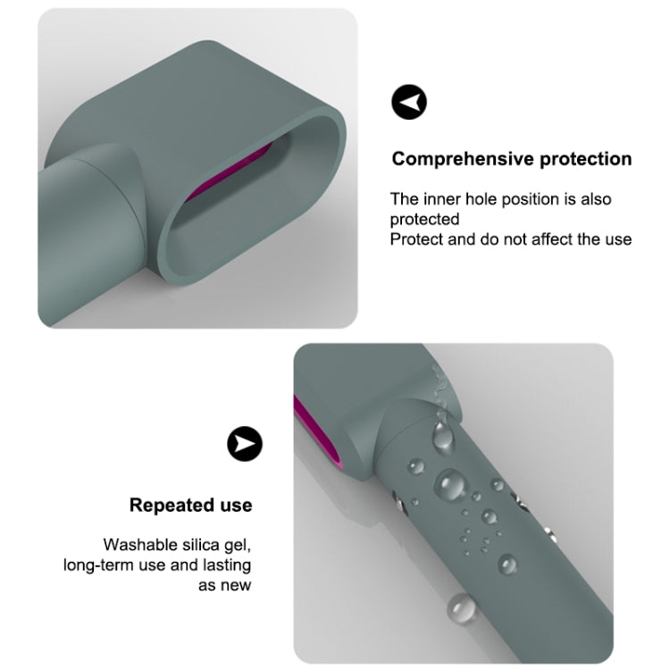 For Dyson Airwrap Hair Modeling Dryer Shockproof Silicone Case (Silver) - free shipping - PMC TechLife - Order now!