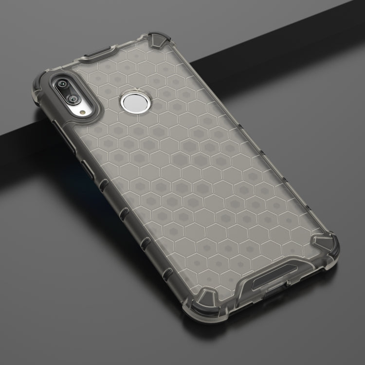 Honeycomb Shockproof PC + TPU Case for Huawei Y7(2019) (Black) - Huawei Cases by PMC TechLife | Online Shopping South Africa | PMC TechLife | Buy Now Pay Later Mobicred