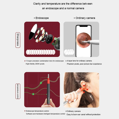 Bebird B1 Intelligent HD Visual Ear Cleaner Earwax Tool, Standard Version(Rose Gold) - Ear Care Tools by Bebird | Online Shopping South Africa | PMC Jewellery | Buy Now Pay Later Mobicred