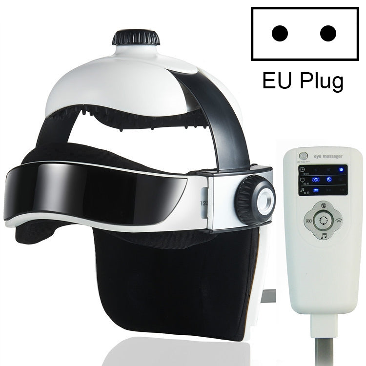 Electronic Air Pressure Head Massager, Relaxed Music Helmet Massager, EU Plug - free shipping - PMC TechLife - Order now!