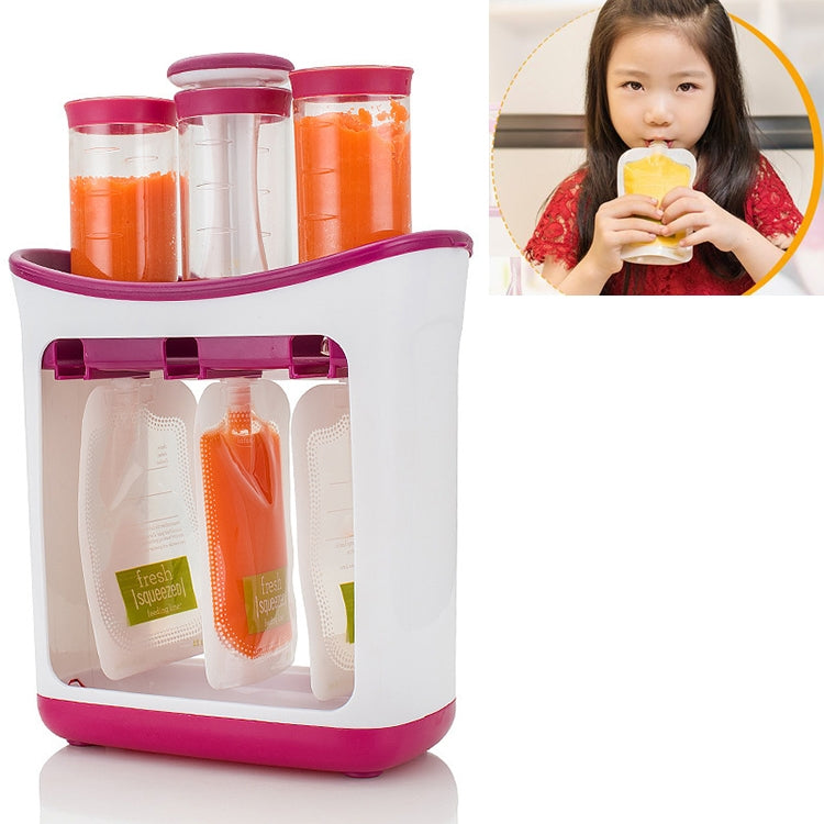 Multi-function Home Kitchen Manual Baby Food Storage Bag Dispenser Children Puree Squeezer - free shipping - PMC TechLife - Order now!