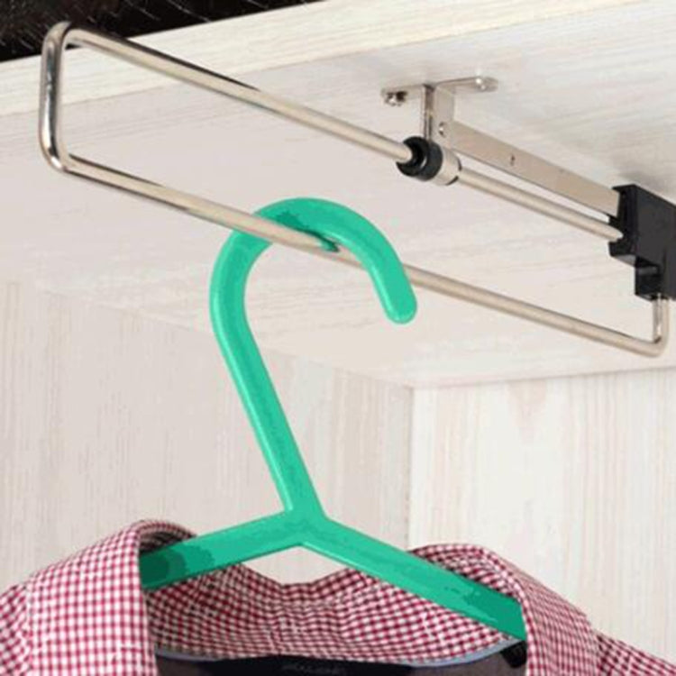 Telescopic Rail Pull-Out Wardrobe Clothes Hanger(30cm) - free shipping - PMC TechLife - Order now!