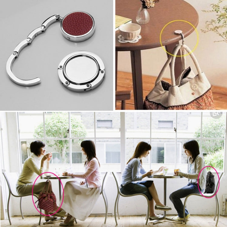 5 PCS Round Folding Hook Bag Hanger, Length:10.1cm, Random Color Delivery - Auto Fastener & Clips by PMC TechLife | Online Shopping South Africa | PMC TechLife