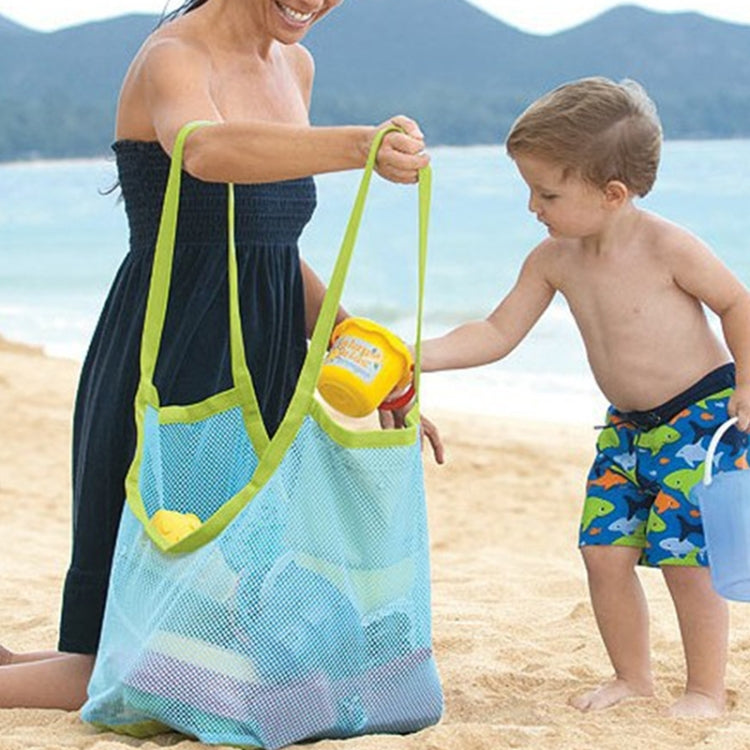 Portable Mesh Children Beach Dredging Tools Toy Quick Storage Bag Handbag - free shipping - PMC TechLife - Order now!