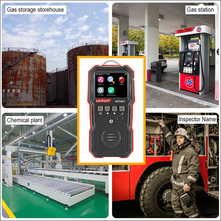 Wintact WT8801 Combustible Gas Detector Alarm - free shipping - PMC TechLife - Order now!