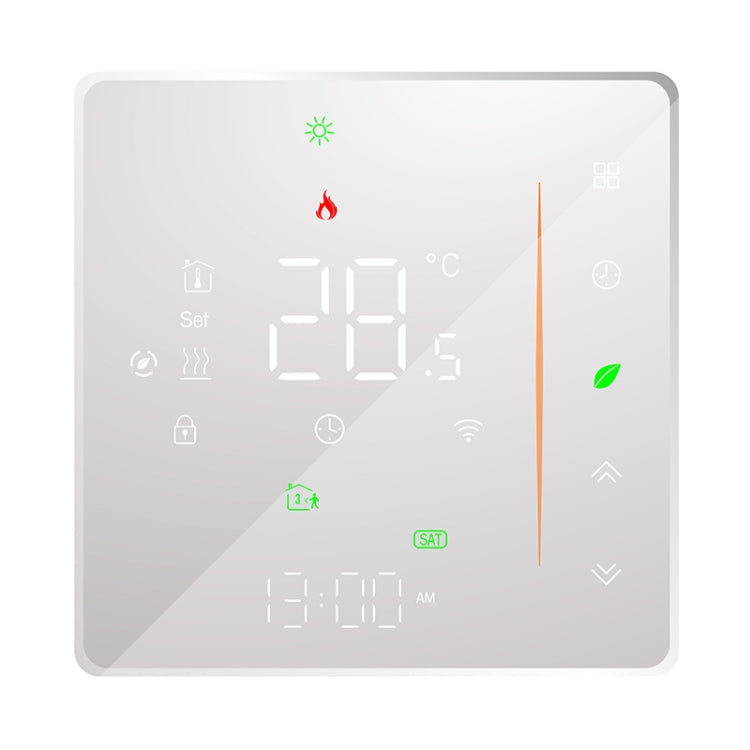 BHT-006GALW 95-240V AC 5A Smart Home Heating Thermostat for EU Box, Control Water Heating with Only Internal Sensor & WiFi Connection (White) - Thermostat & Thermometer by PMC TechLife | Online Shopping South Africa | PMC TechLife