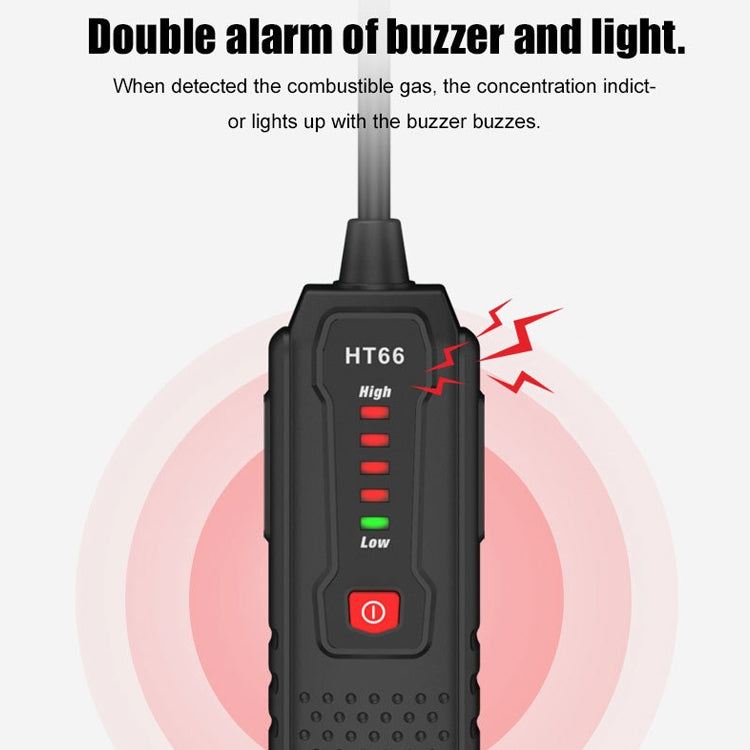 HABOTEST HT66 Combustible Gas Detector Natural Gas Leak Detector - Gas Monitor by HABOTEST | Online Shopping South Africa | PMC TechLife | Buy Now Pay Later Mobicred