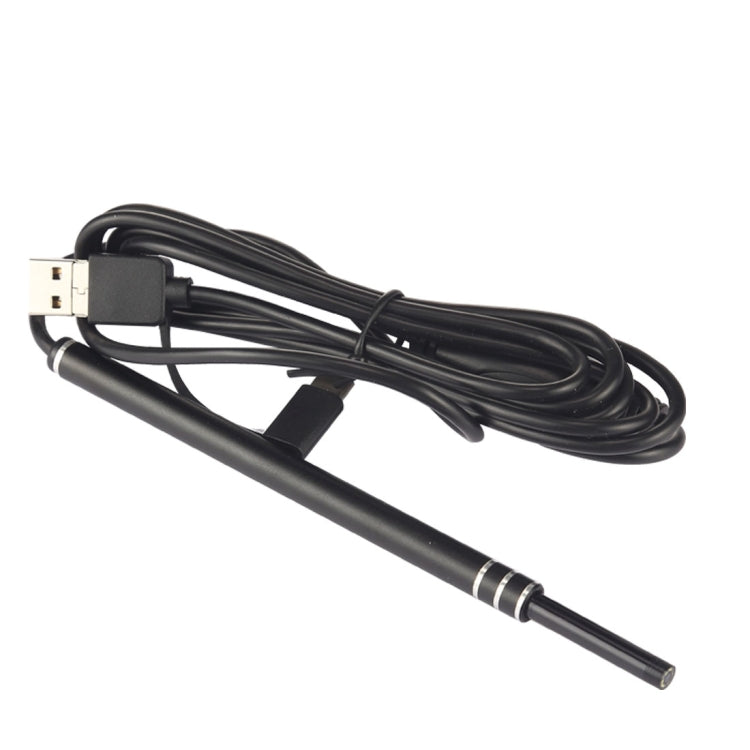 i96 3 in 1 USB Ear Scope Inspection HD 0.3MP Camera Visual Ear Spoon for OTG Android Phones & PC & MacBook, 1.85m Length Cable(Black) - Ear Care Tools by PMC TechLife | Online Shopping South Africa | PMC TechLife