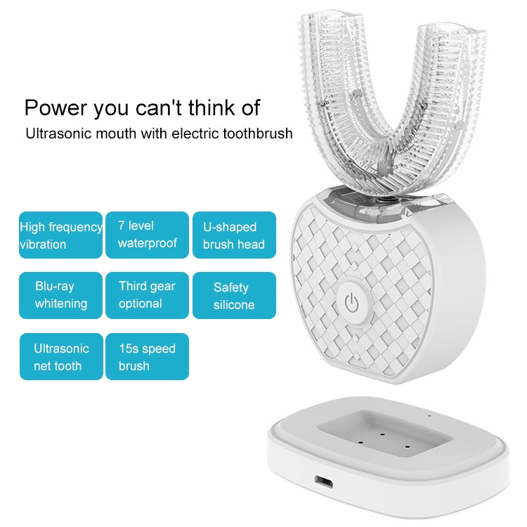 Vwhite 3 Cleaning Modes Silicone Electric Automatic Beauty Tooth Instrument(Pink) - Teeth Whitening by PMC TechLife | Online Shopping South Africa | PMC TechLife