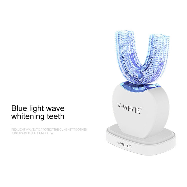 Vwhite 3 Cleaning Modes Silicone Electric Automatic Beauty Tooth Instrument(White) - Teeth Whitening by PMC Jewellery | Online Shopping South Africa | PMC Jewellery