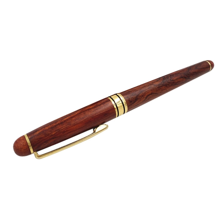 School Office Extra Fine 0.7mm Nib Transparent Piston Wooden Fountain Ink Pen - free shipping - PMC TechLife - Order now!