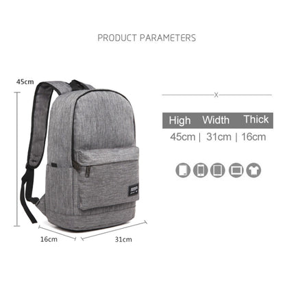 Universal Multi-Function Oxford Cloth Laptop Shoulders Bag Backpack with External USB Charging Port, Size: 45x31x16cm, For 15.6 inch and Below Macbook, Samsung, Lenovo, Sony, DELL Alienware, CHUWI, ASUS, HP(Blue) - Backpack by PMC Jewellery | Online Shopping South Africa | PMC Jewellery