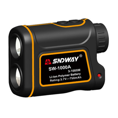 SNDWAY SW1000A Handheld Outdoor Waterproof Telescope Range Finder Distance Measurer, 1000m - Laser Rangefinder by SNDWAY | Online Shopping South Africa | PMC Jewellery