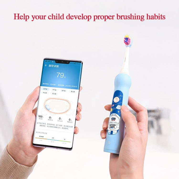 Original Huawei LBT-153015A HiLink Smart Children Electric Toothbrush Automatic Tooth Brushing Artifact(Pink) - Toothbrushes by Huawei | Online Shopping South Africa | PMC Jewellery