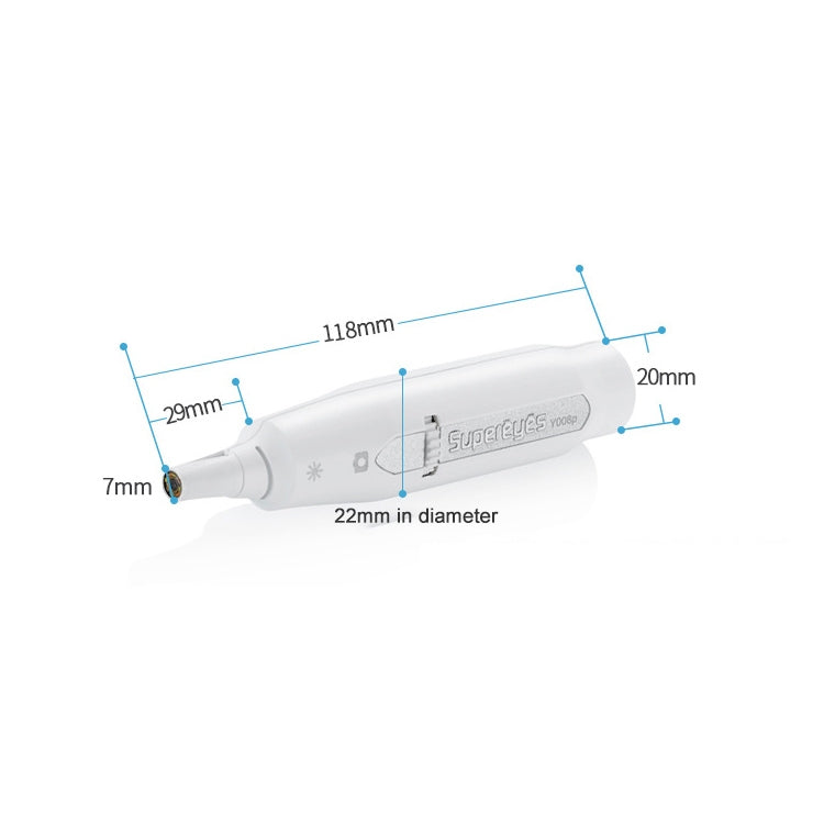 Supereyes Y008P Ear Nose Mouth Wireless Digital Electronic Endoscope - free shipping - PMC TechLife - Order now!