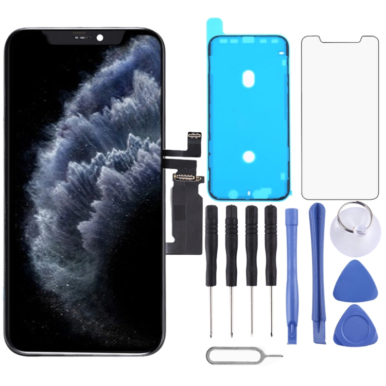 GX OLED LCD Screen for iPhone 11 Pro Digitizer Full Assembly with Frame(Black) - LCD Related Parts by PMC Jewellery | Online Shopping South Africa | PMC Jewellery