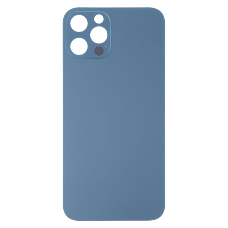 Easy Replacement Big Camera Hole Glass Back Battery Cover for iPhone 13 Pro(Blue) - Back Cover by PMC Jewellery | Online Shopping South Africa | PMC Jewellery