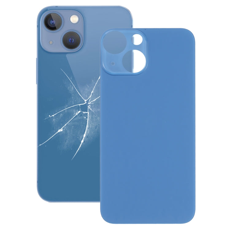 Easy Replacement Big Camera Hole Glass Back Battery Cover for iPhone 13 mini(Blue) - free shipping - PMC TechLife - Order now!
