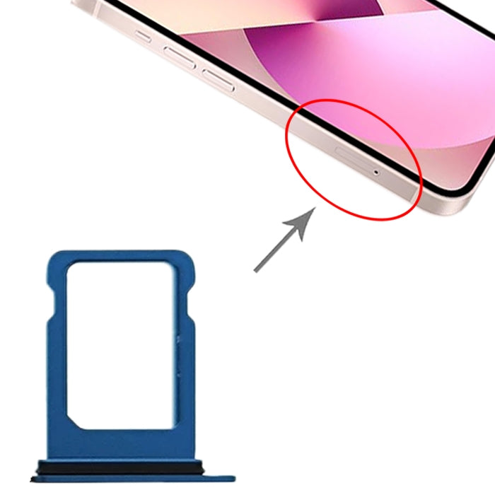 SIM Card Tray for iPhone 13 mini (Blue) - Others by PMC TechLife | Online Shopping South Africa | PMC TechLife | Buy Now Pay Later Mobicred