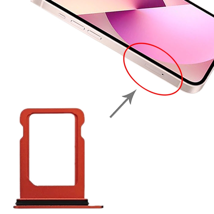 SIM Card Tray for iPhone 13 mini (Red) - Others by PMC TechLife | Online Shopping South Africa | PMC TechLife | Buy Now Pay Later Mobicred