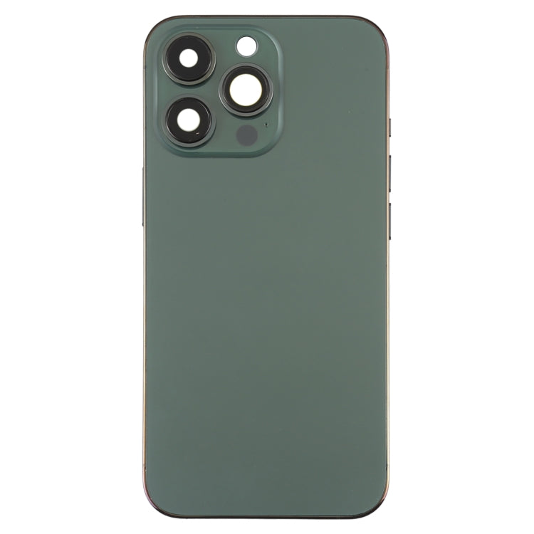 For iPhone 13 Pro Battery Back Cover with Side Keys & Card Tray & Power + Volume Flex Cable & Wireless Charging Module(Green) - Back Cover by PMC TechLife | Online Shopping South Africa | PMC TechLife | Buy Now Pay Later Mobicred