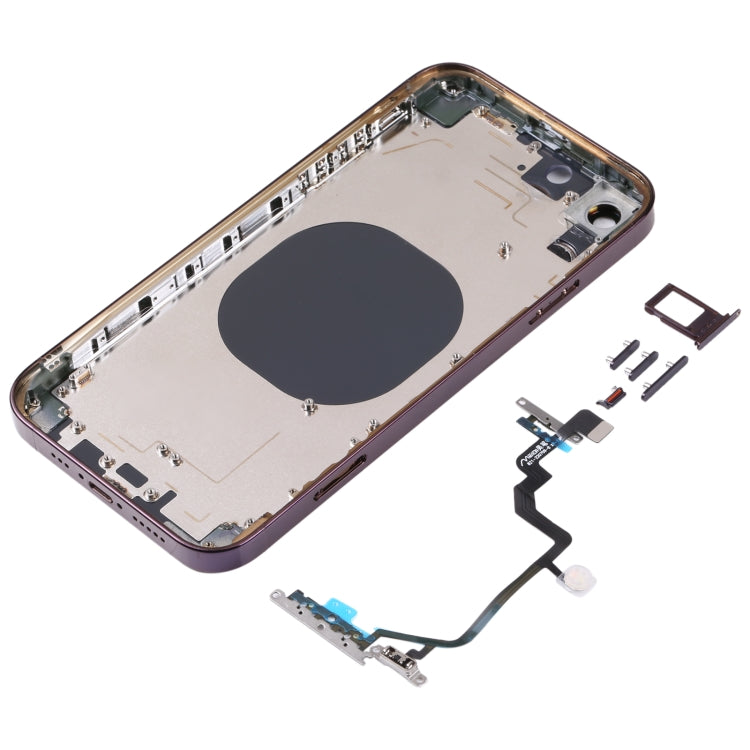 Back Housing Cover with Appearance Imitation of iP14 Pro for iPhone XR(Purple) - free shipping - PMC TechLife - Order now!