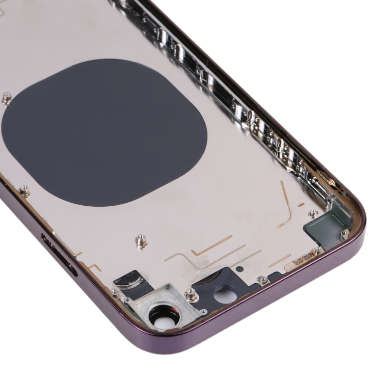 Back Housing Cover with Appearance Imitation of iP14 Pro for iPhone XR(Purple) - free shipping - PMC TechLife - Order now!