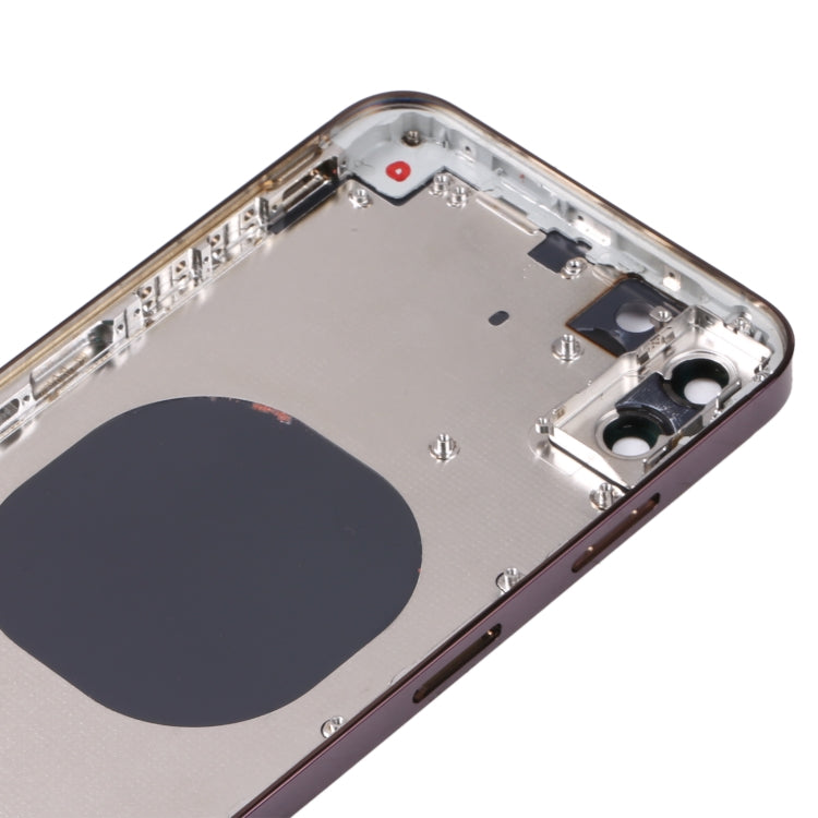 Back Housing Cover with Appearance Imitation of iP14 Pro Max for iPhone XR(Purple) - free shipping - PMC TechLife - Order now!