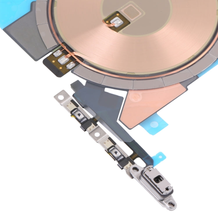 For iPhone 14 Pro Max NFC Wireless Charging Module with Power and Volume Flex Cable - free shipping - PMC TechLife - Order now!