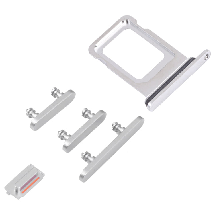 SIM Card Tray + SIM Card Tray + Side Keys for iPhone 14 Pro Max (Silver) - free shipping - PMC TechLife - Order now!