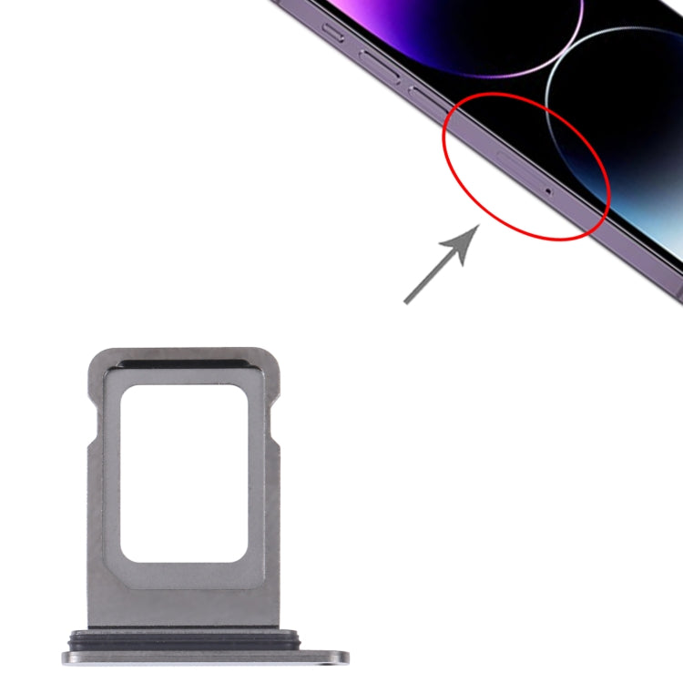 SIM+SIM Card Tray for iPhone 14 Pro Max (Black) -  by PMC TechLife | Online Shopping South Africa | PMC TechLife