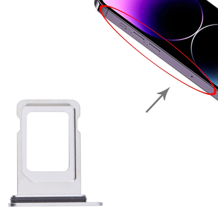 SIM Card Tray for iPhone 14 Pro Max (Silver) - Others by PMC TechLife | Online Shopping South Africa | PMC TechLife | Buy Now Pay Later Mobicred