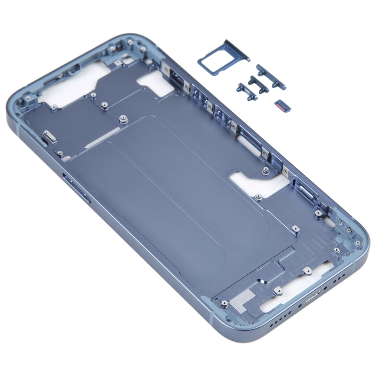 For iPhone 14 Middle Frame with Side Keys (Blue) -  by PMC TechLife | Online Shopping South Africa | PMC TechLife