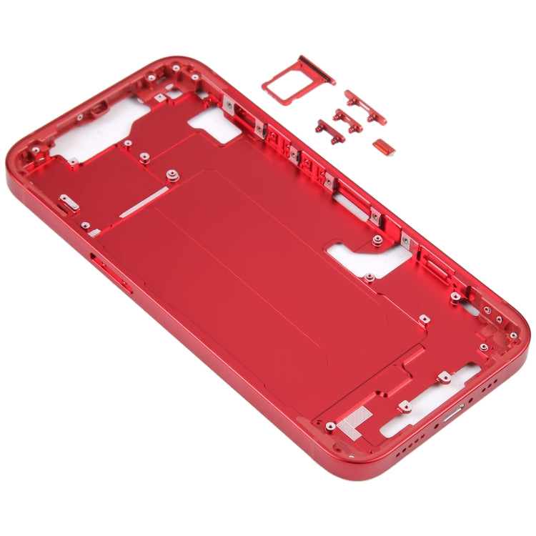 For iPhone 14 Middle Frame with Side Keys (Red) -  by PMC TechLife | Online Shopping South Africa | PMC TechLife